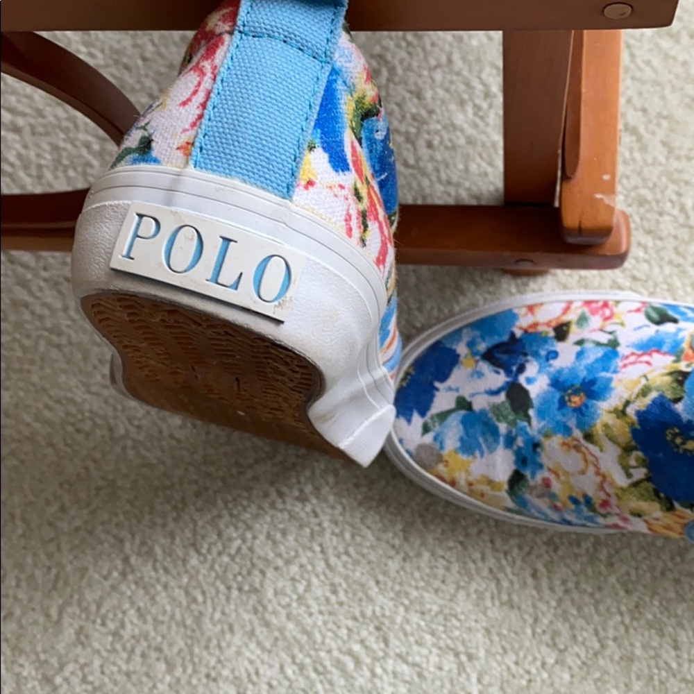POLO BY RALPH LAUREN floral walkable shoes!!
